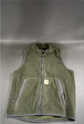 Carhartt green sherpa vest women's small front source photo