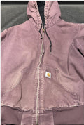 Vintage Carhartt WJ130 deep plum Sandstone Active Jacket women's L clean source photo