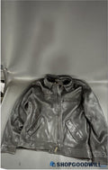 Vintage Y2K Eddie Bauer Legend black leather jacket men's L Tall source photo