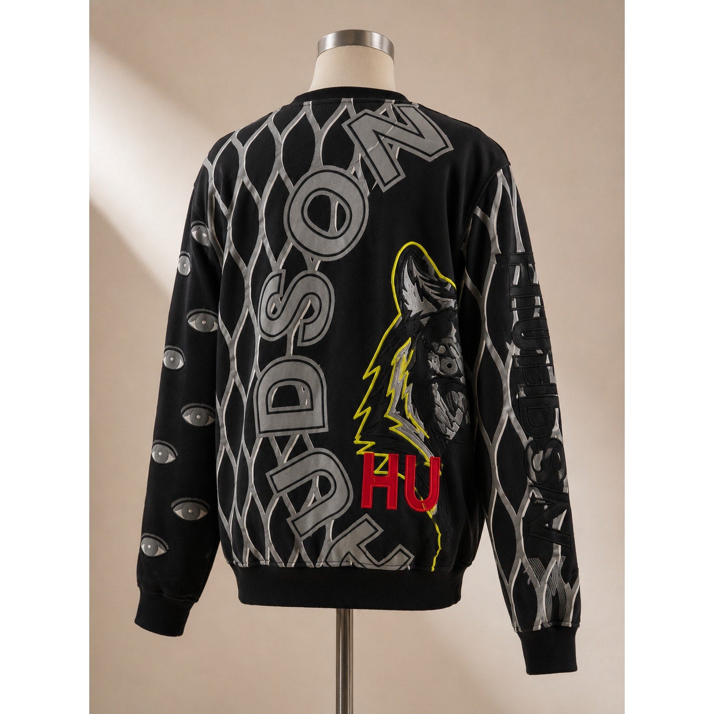 Hudson Outerwear New York Graphic Sweatshirt Black Multicolor Men XL