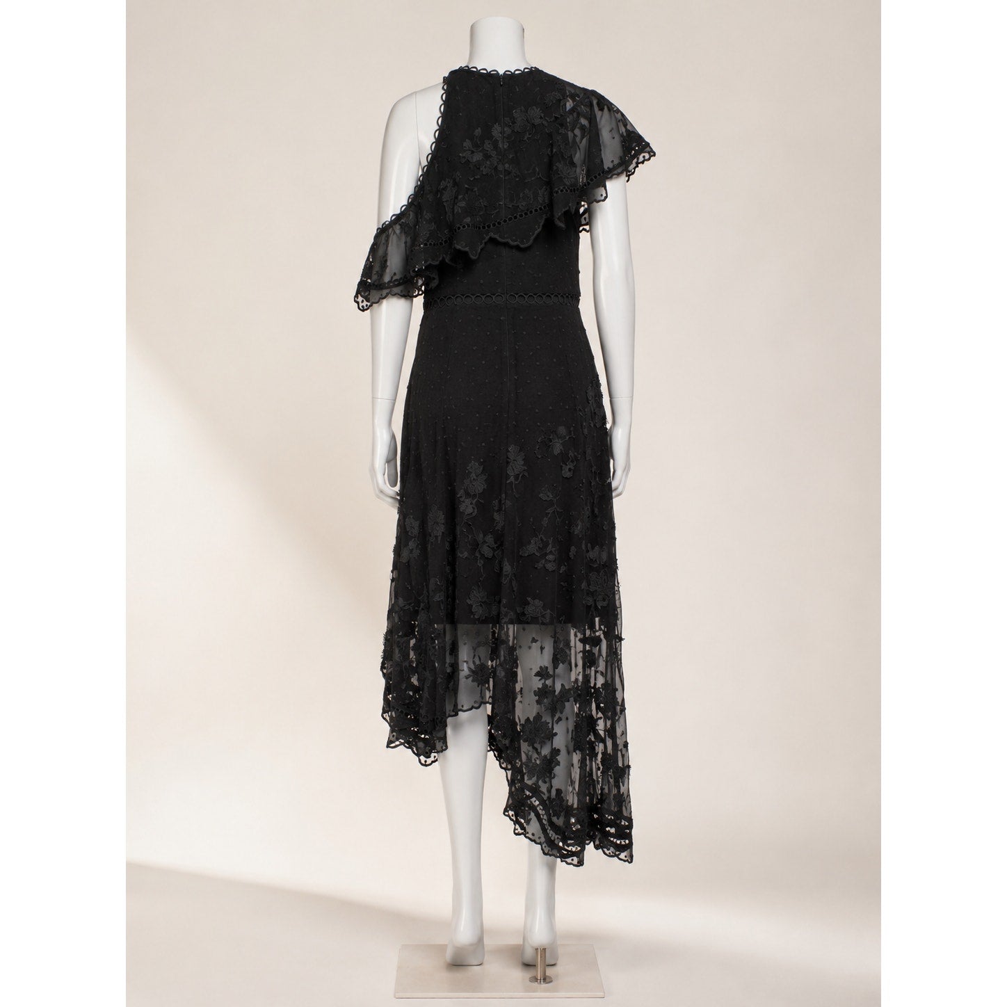 Zimmermann Silk Long Dress Black Size L / 3 Lace Evening Gown