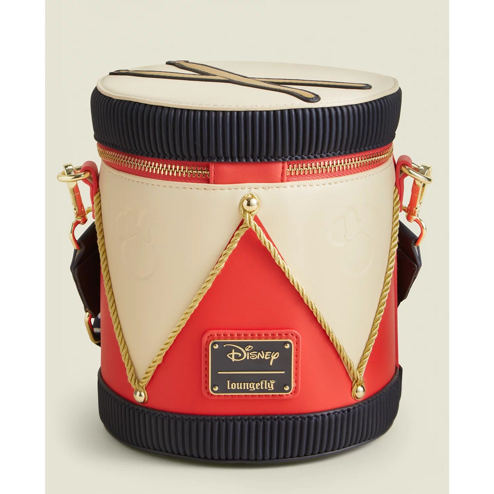 Disney x Loungefly Minnie Mouse Majorette Drum Crossbody Bag