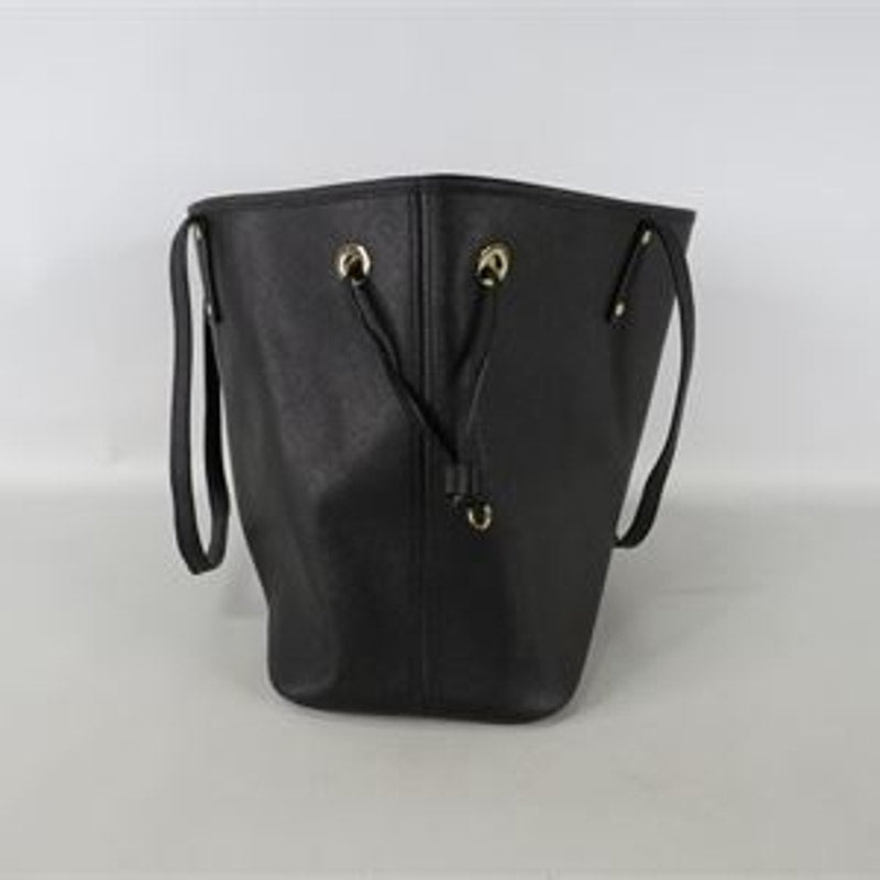 Michael Kors Jet Set Travel Tote Black Saffiano Leather Shoulder Bag