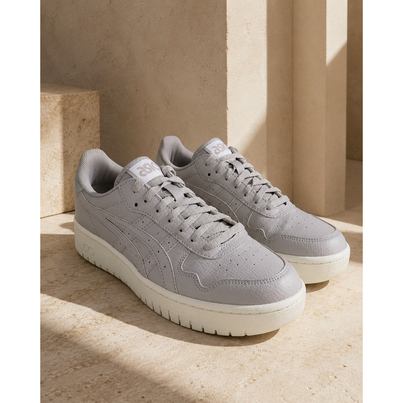 ASICS Japan S PF Platform Sneakers Light Gray Women’s 9 Low Top