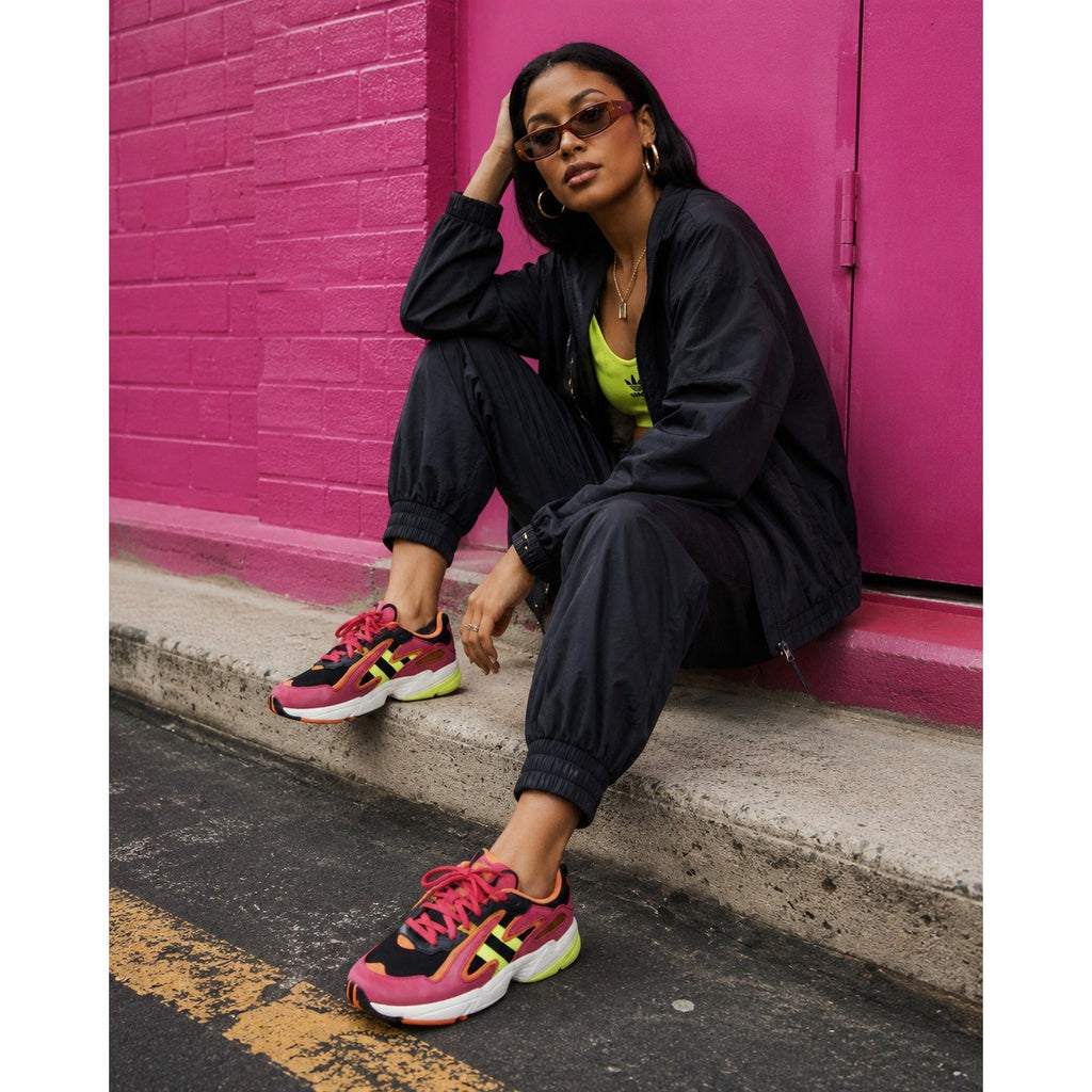 adidas Yung-96 Chasm EE7229 Sneakers Men 8 Pink Neon Yellow Black