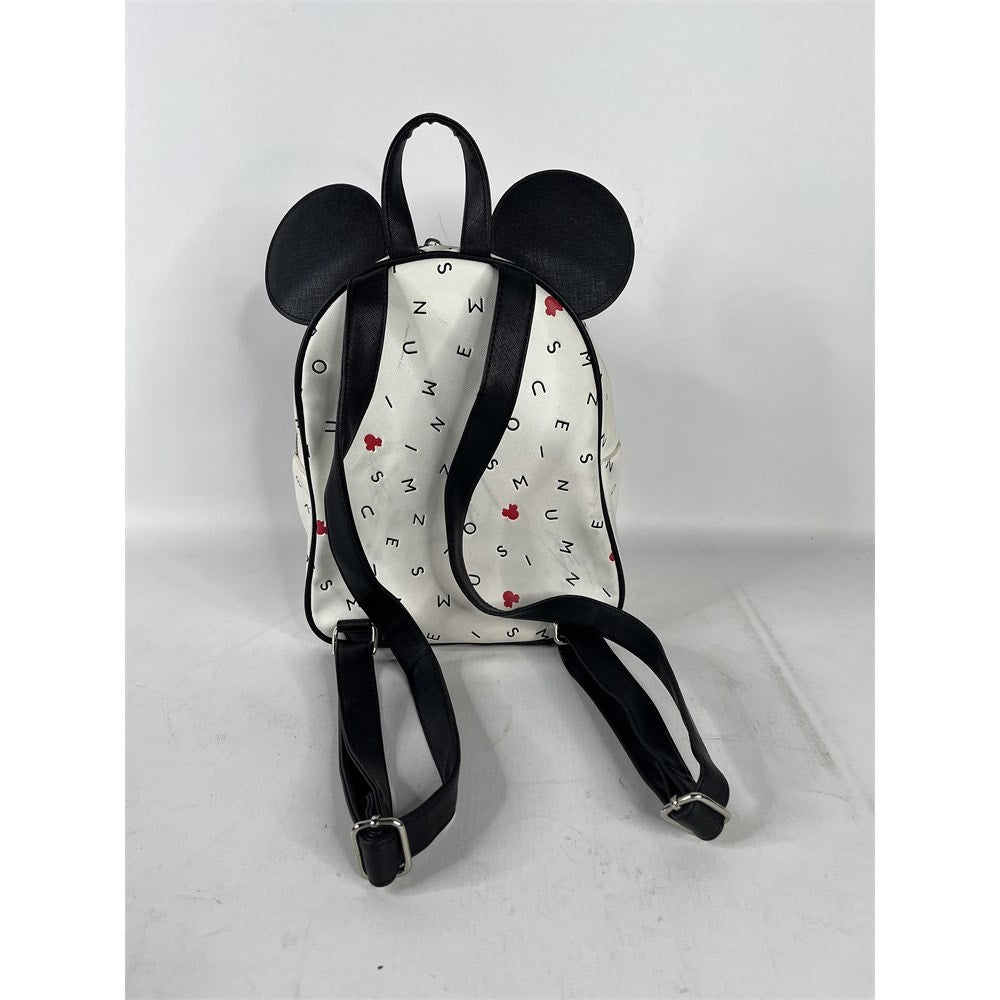 Disney Minnie Mouse Polka Dot Bow Mini Backpack White Red Black Character Bag