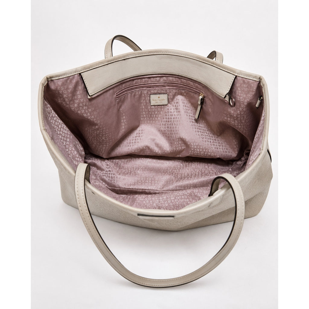 Kate Spade Penn Place Margareta Large Tan Embossed Leather Tote