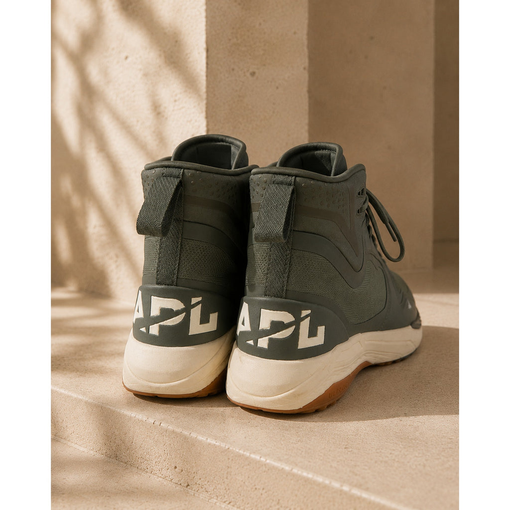 APL TechLoom Defender Green High Top Sneakers Men 13