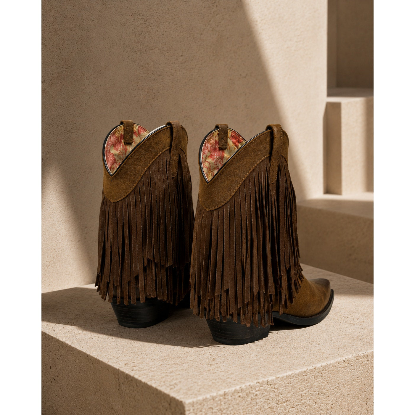 Ariat Gold Rush Fringe Western Boots Brown Women’s 8.5 NWT