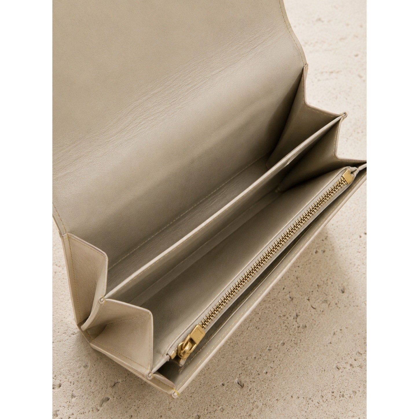 Louis Vuitton Suhali Continental Wallet Leather Ivory Long Wallet