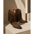 Ariat Gold Rush Fringe Western Boots Brown Women’s 8.5B Tags