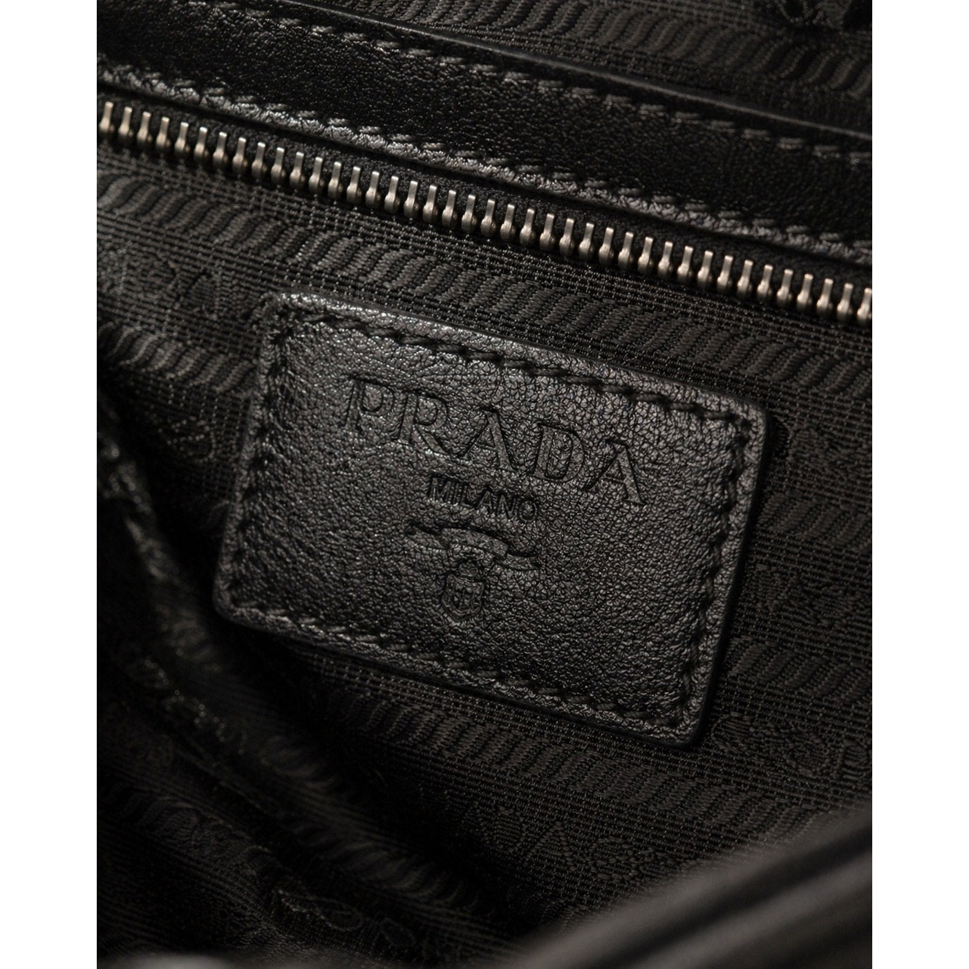 Prada Black Tessuto Nylon Messenger Bag Crossbody Shoulder Bag