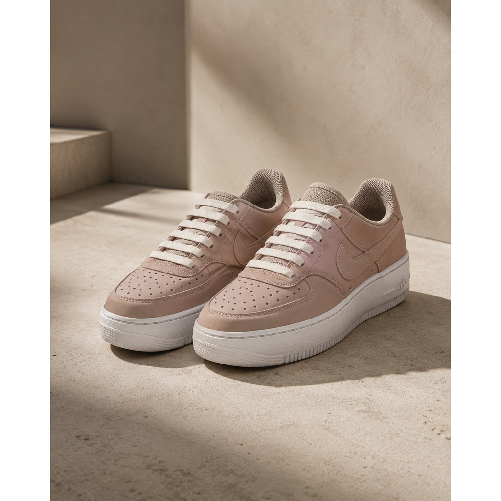 Nike Court Vision Alta Platform Sneakers Pink White Women’s Size 10