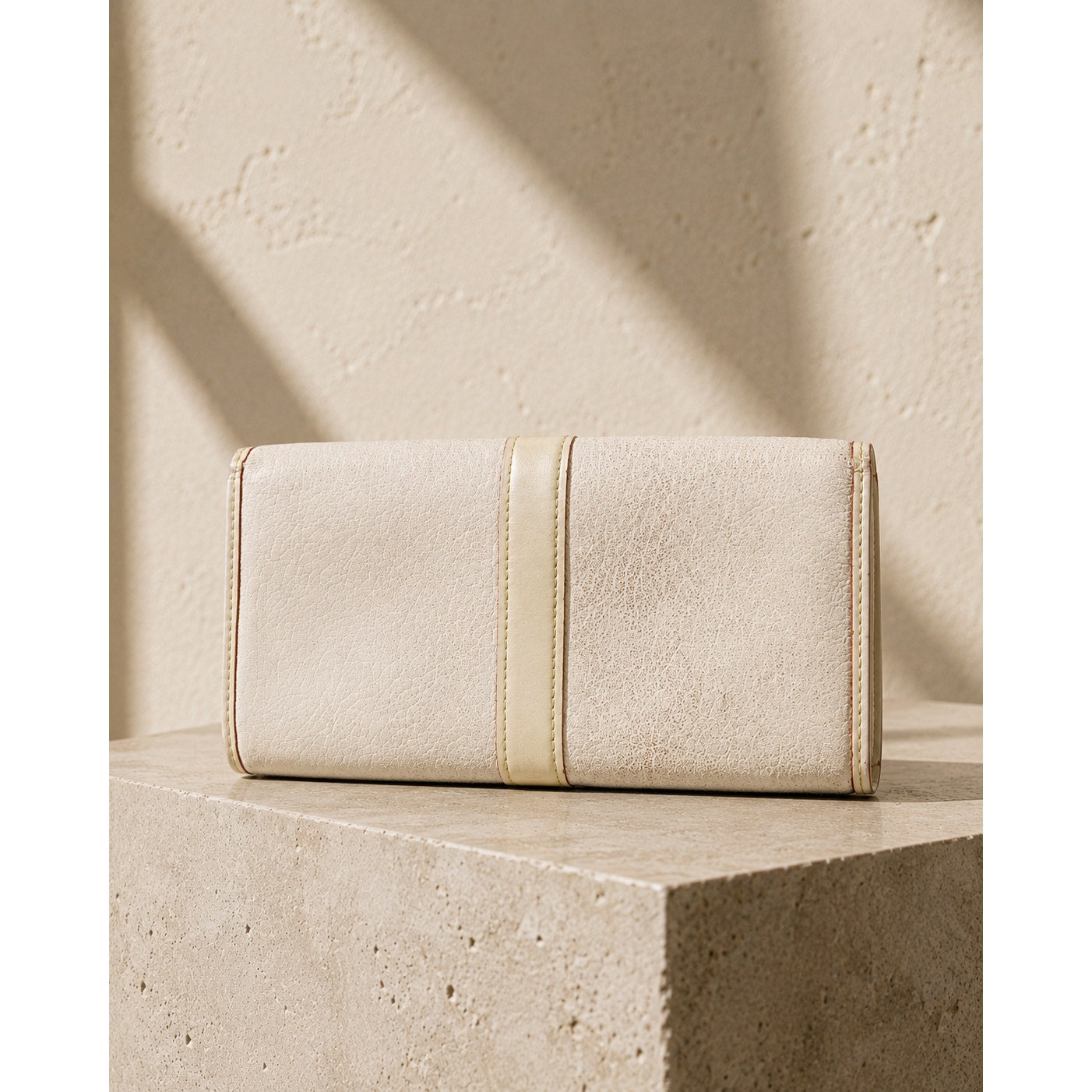 Louis Vuitton Suhali Continental Wallet Leather Ivory Long Wallet