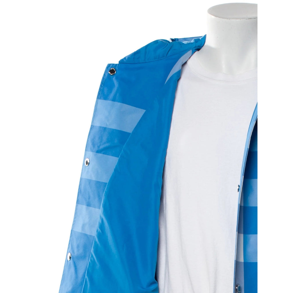 Burberry Coat Blue Nova Check Hooded Jacket XL NWT