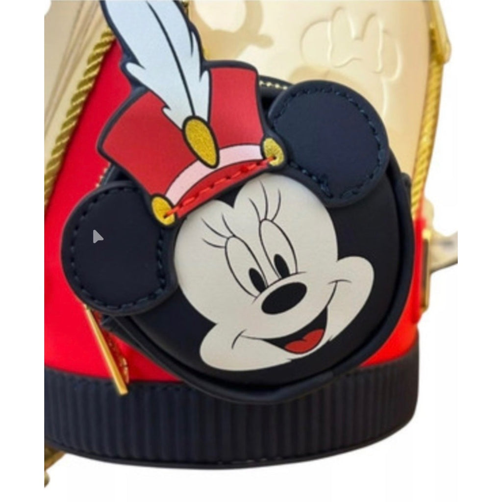 Disney x Loungefly Minnie Mouse Majorette Drum Crossbody Bag