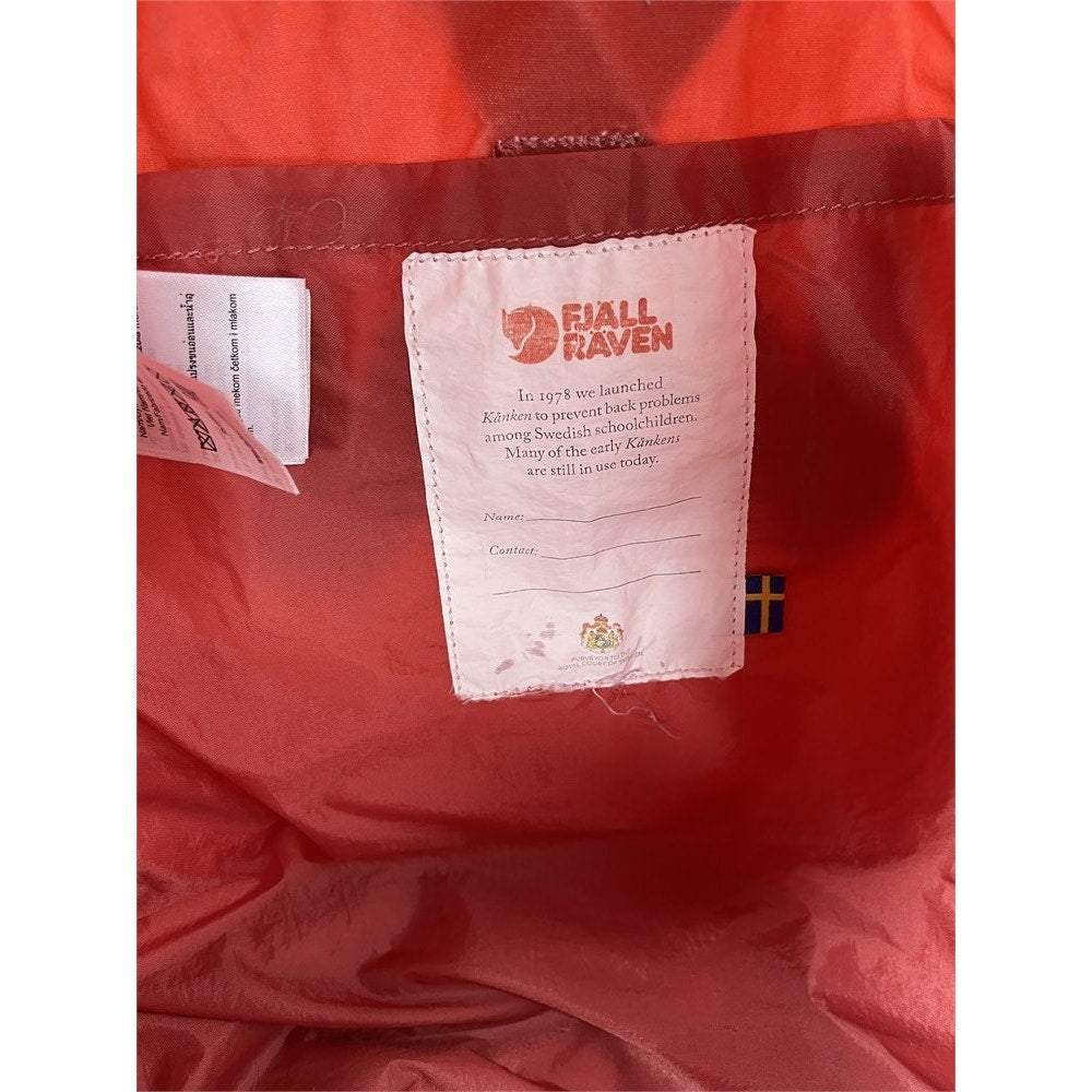 Fjallraven Kanken Classic Backpack Pink Red School Travel Bag