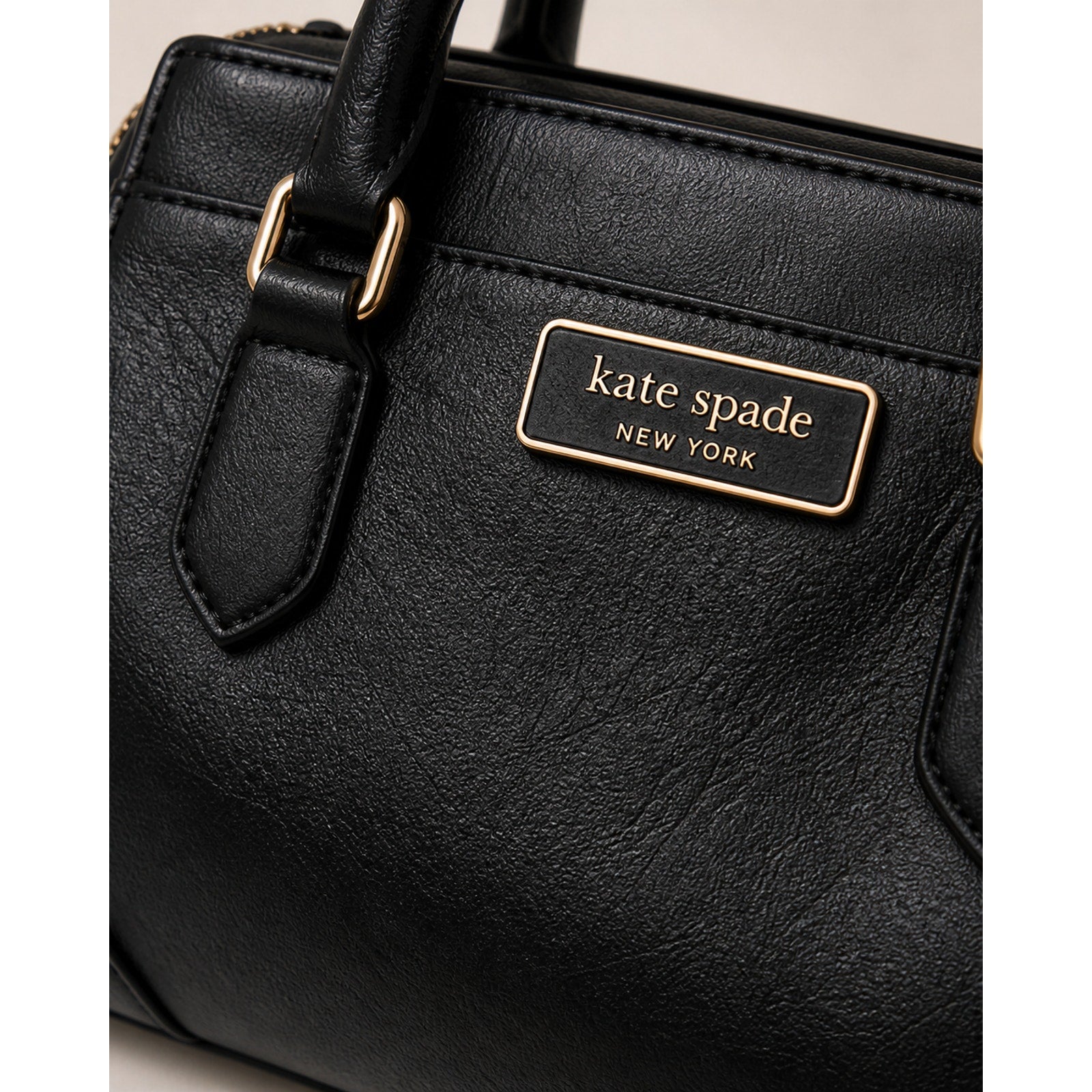 Kate Spade Darcy Small Satchel Black Leather Crossbody Bag WKR00438