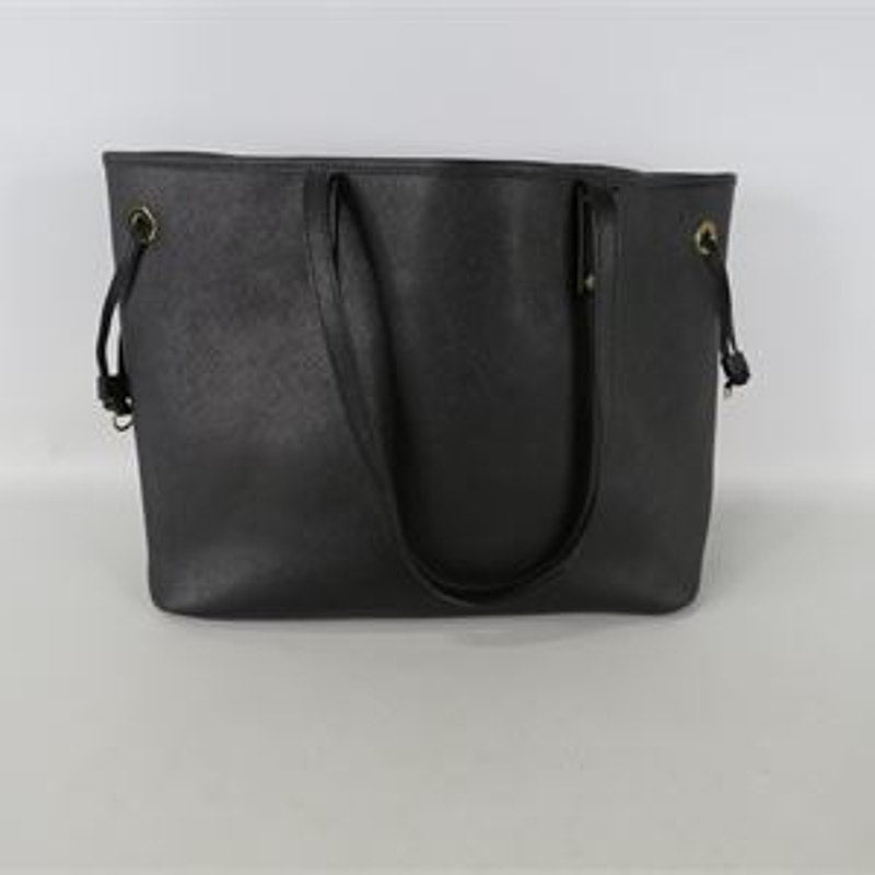 Michael Kors Jet Set Travel Tote Black Saffiano Leather Shoulder Bag