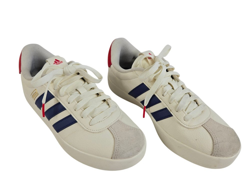 Adidas Grand Court Low white blue and red sneakers men's size 8.5