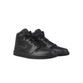 Air Jordan 1 Mid Triple Black sneakers men's size 12