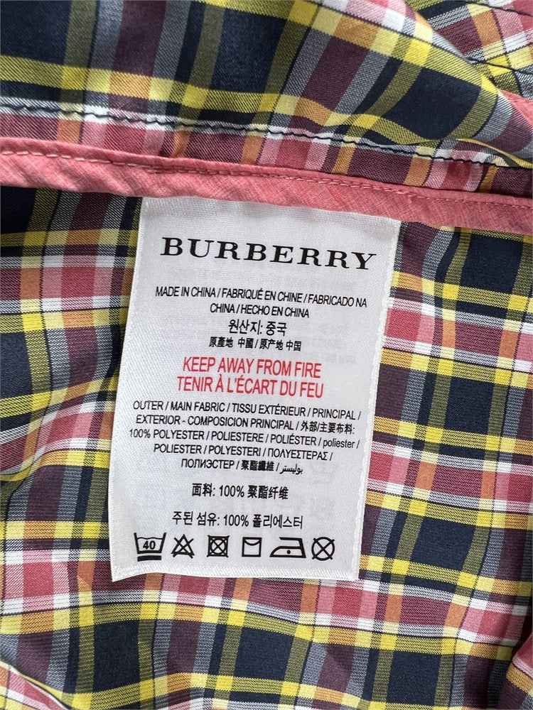 Burberry Children vintage check hooded blouson jacket youth M detail view
