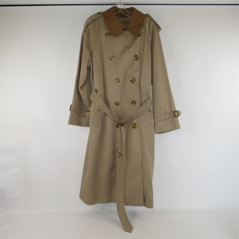 Burberry London beige belted trench coat women's view 2