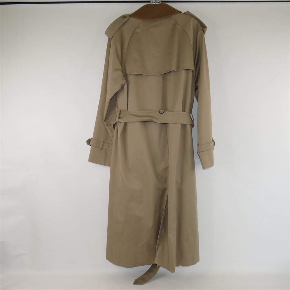 Burberry London beige belted trench coat women's view 3