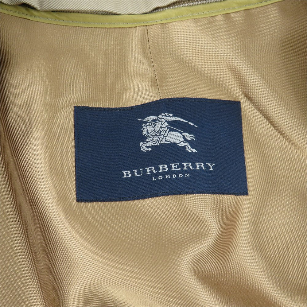 Burberry London beige belted trench coat women's view 4