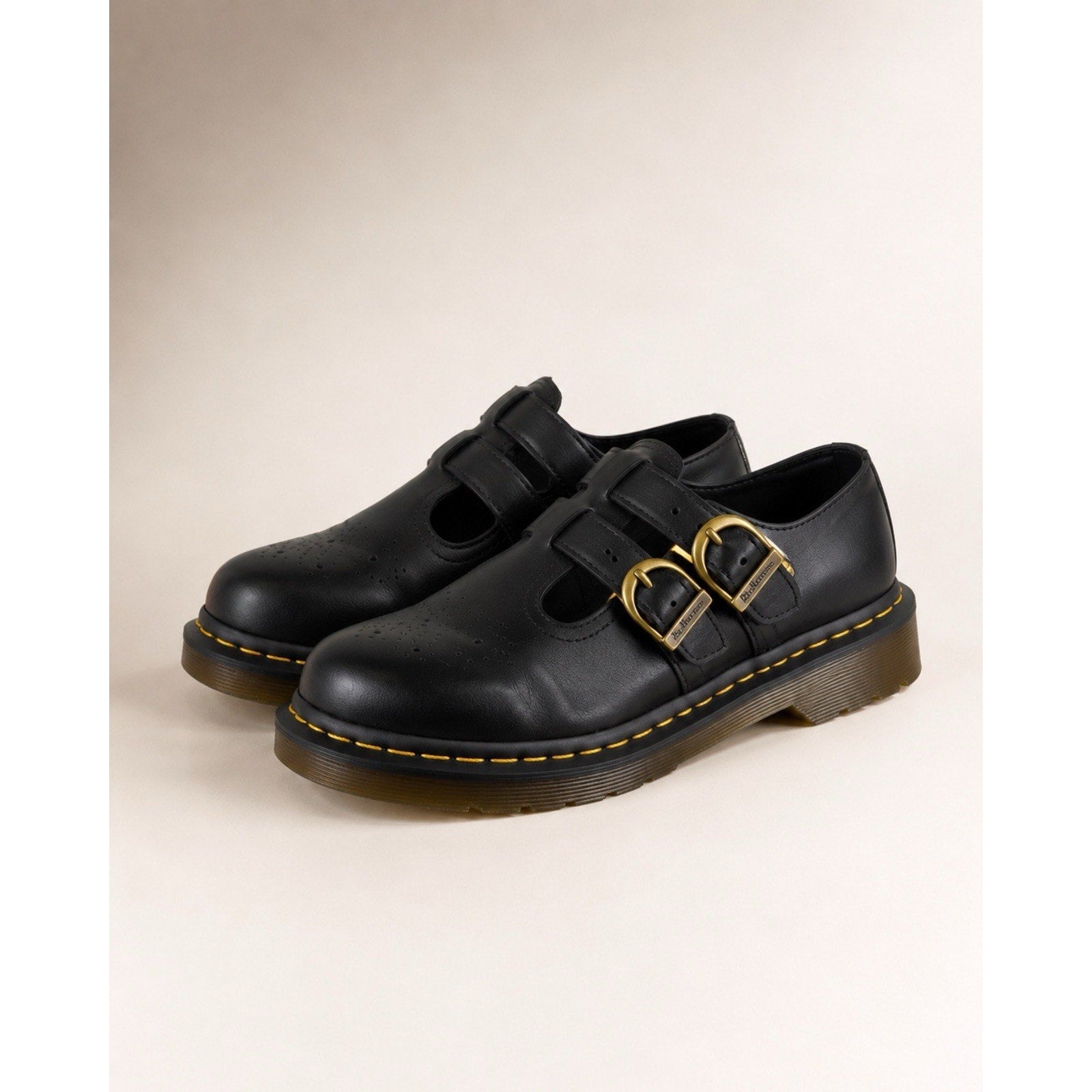 Dr. Martens Women’s 8065 Mary Jane Black Felix Vegan Leather Shoes