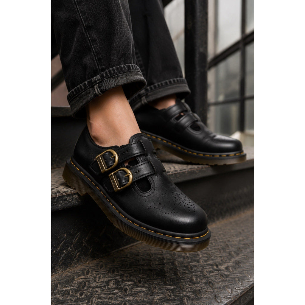 Dr. Martens Women’s 8065 Mary Jane Black Felix Vegan Leather Shoes