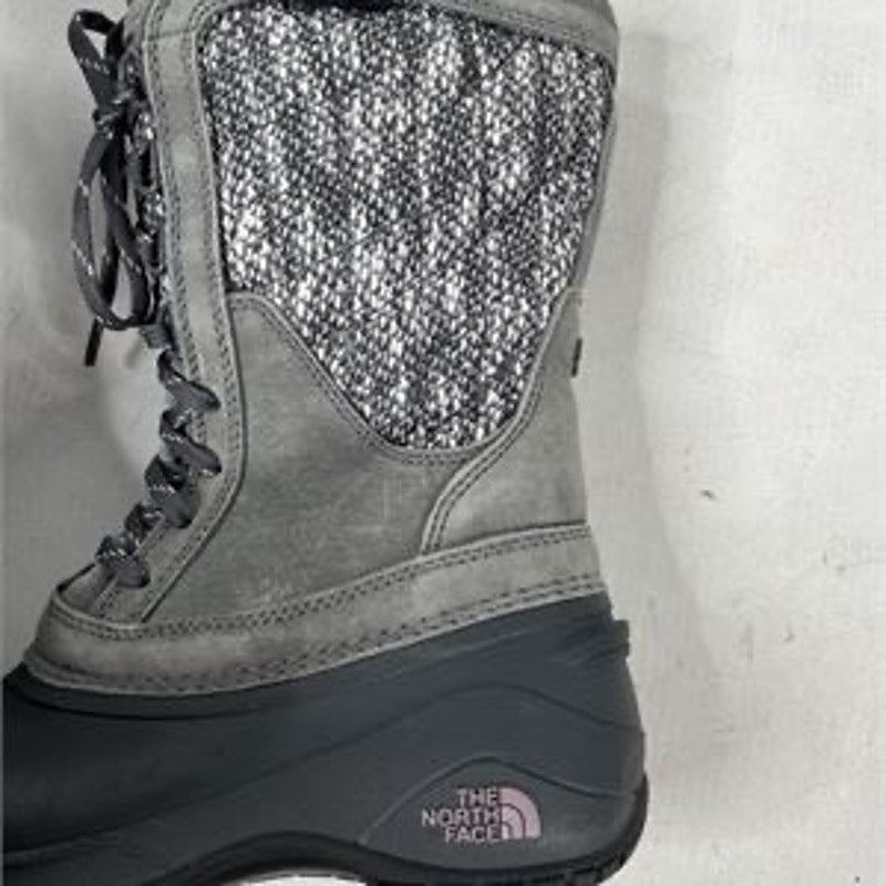 The North Face Shellista II Mid Winter Boots Gray Quilted Women’s Size 6