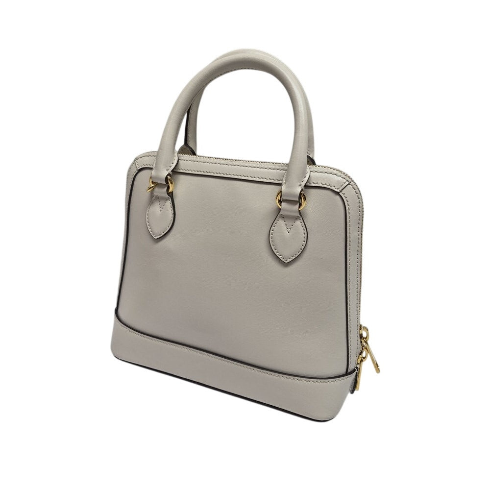 Gucci Horsebit 1955 Mini Top Handle Bag Cream Leather Gold