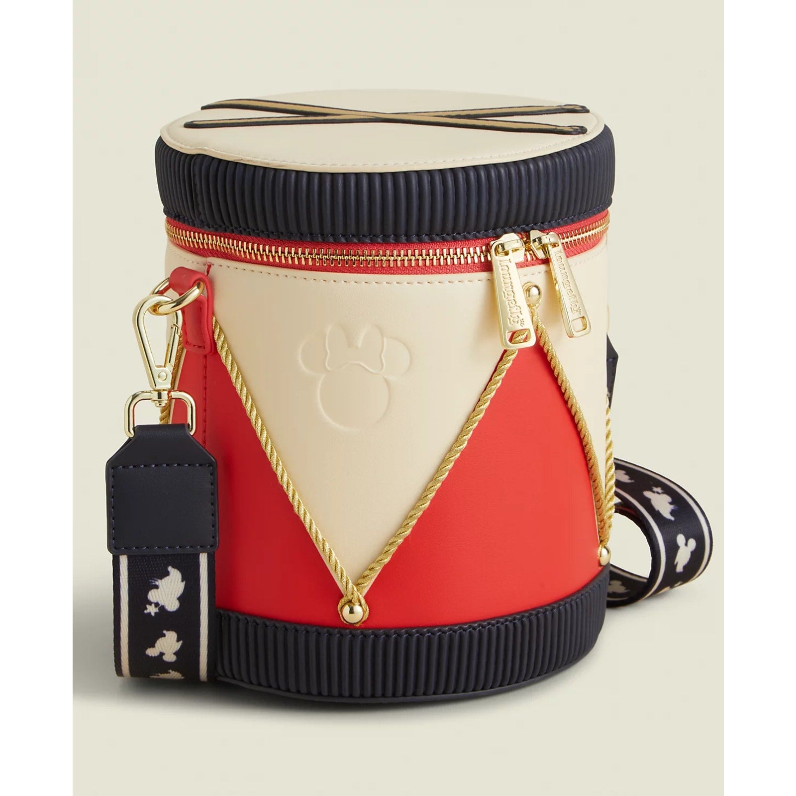 Disney x Loungefly Minnie Mouse Majorette Drum Crossbody Bag