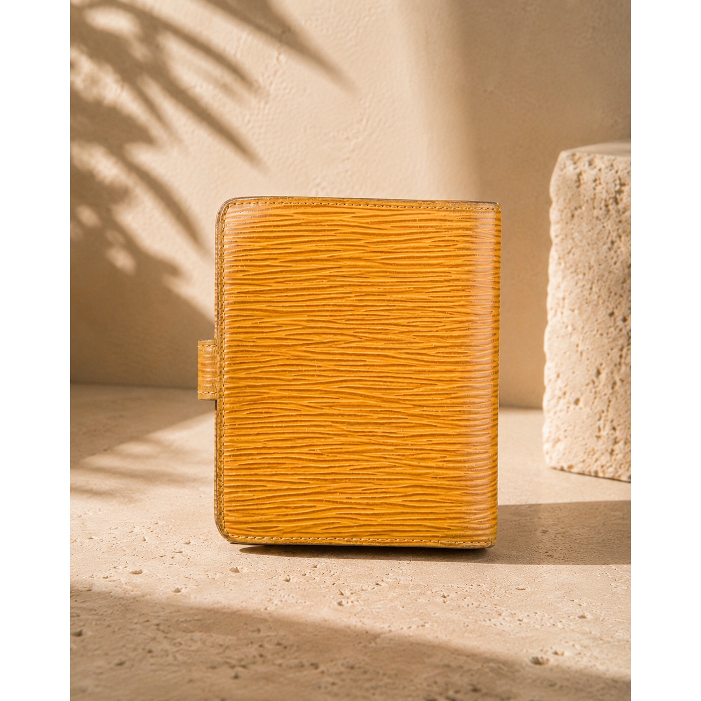 Louis Vuitton Porte-Billets Wallet Orange Epi Leather Compact