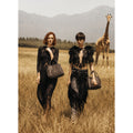 The Row Small Ash Gray Front Flap Mail Bag Calfskin Leather