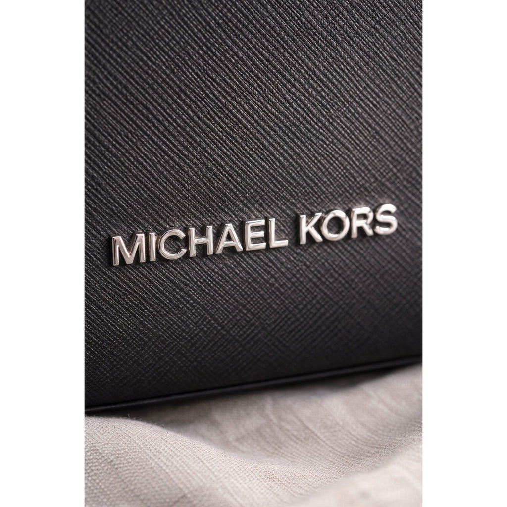 Michael Kors Suri Medium Saffiano Leather Bucket Bag Black Crossbody