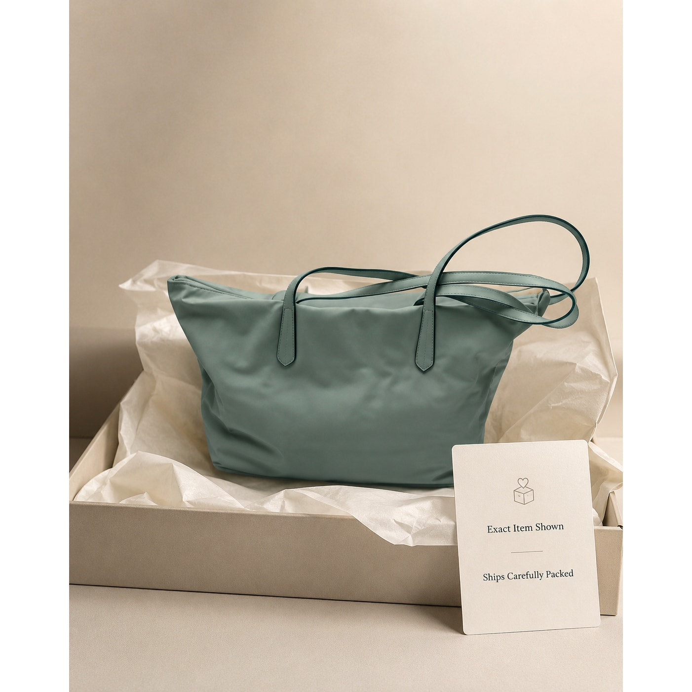 Kate Spade Kitt KSNYL Aventurine Recycled Nylon Medium Tote