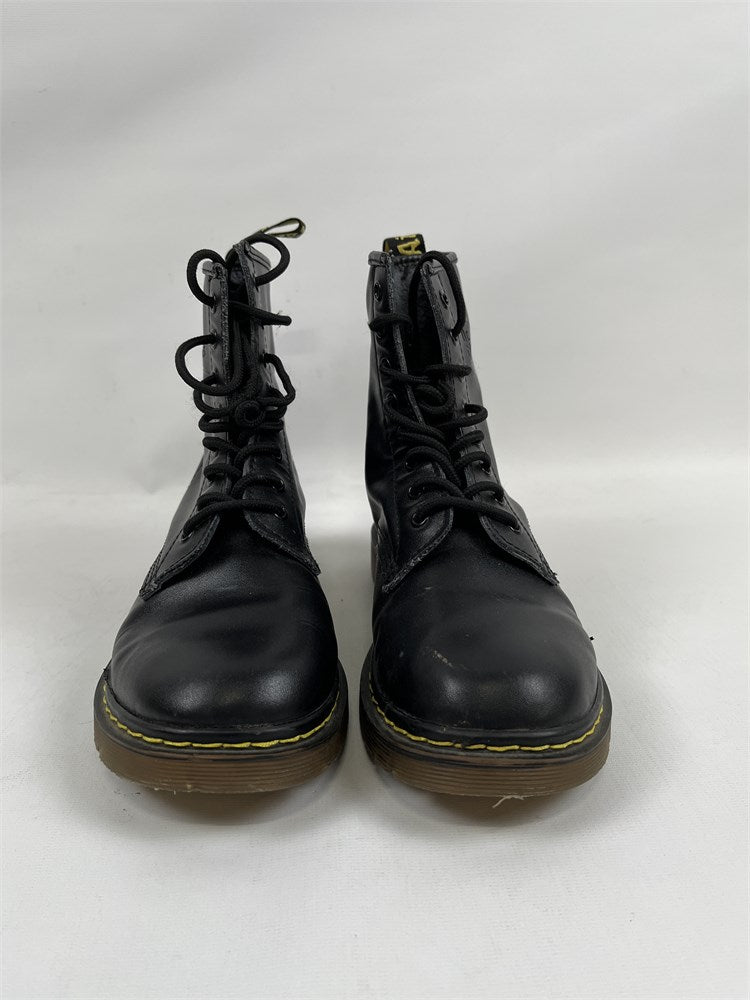 Dr. Martens 1460 black leather 8-eye boots women's size 7 view 2