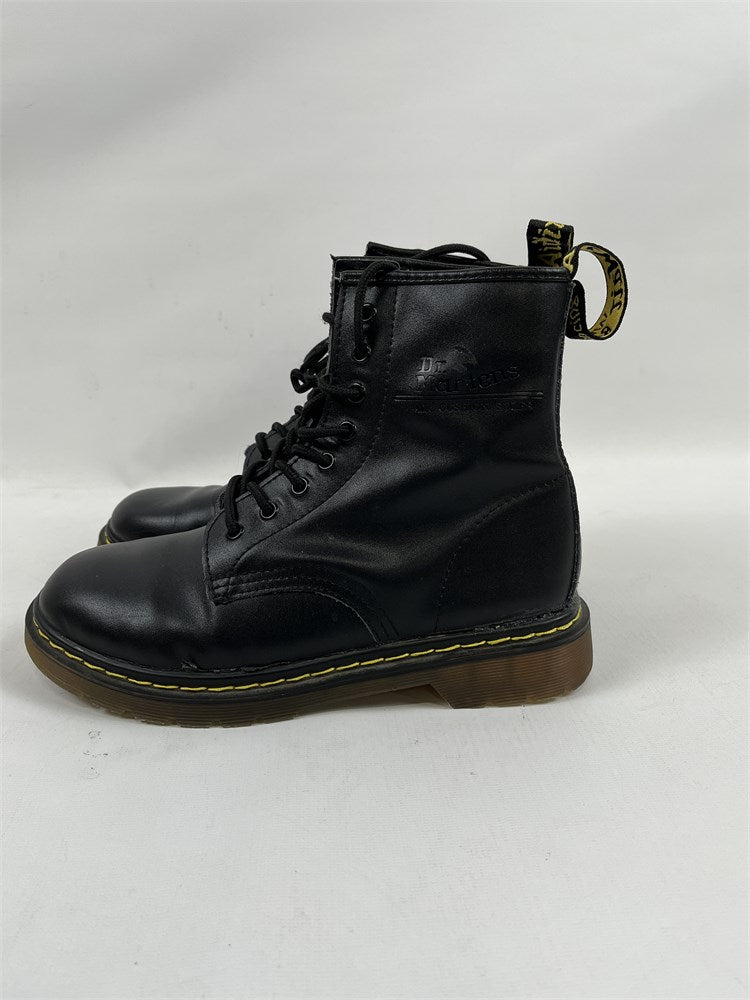 Dr. Martens 1460 black leather 8-eye boots women's size 7 view 4