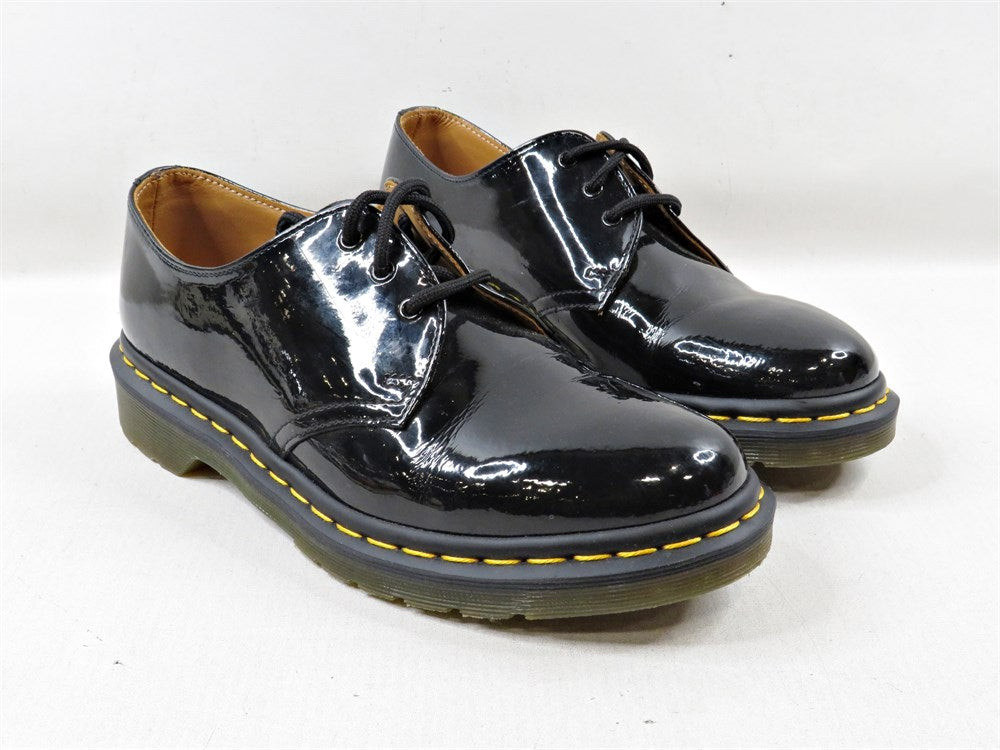 Dr. Martens 1461 black patent leather Oxford shoes women's size 9 view 2