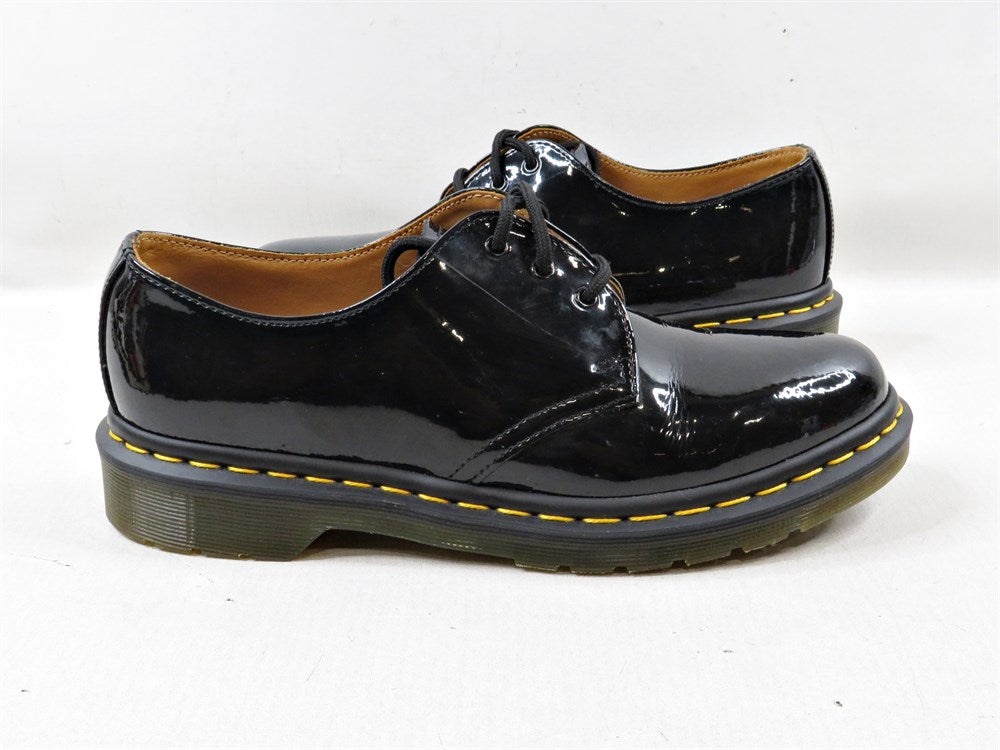 Dr. Martens 1461 black patent leather Oxford shoes women's size 9 view 3