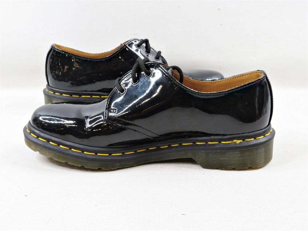 Dr. Martens 1461 black patent leather Oxford shoes women's size 9 view 4