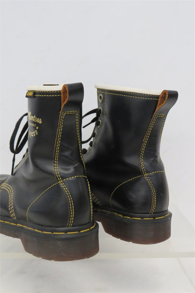 Dr. Martens Capper black leather lace-up boots men's size 8 view 8