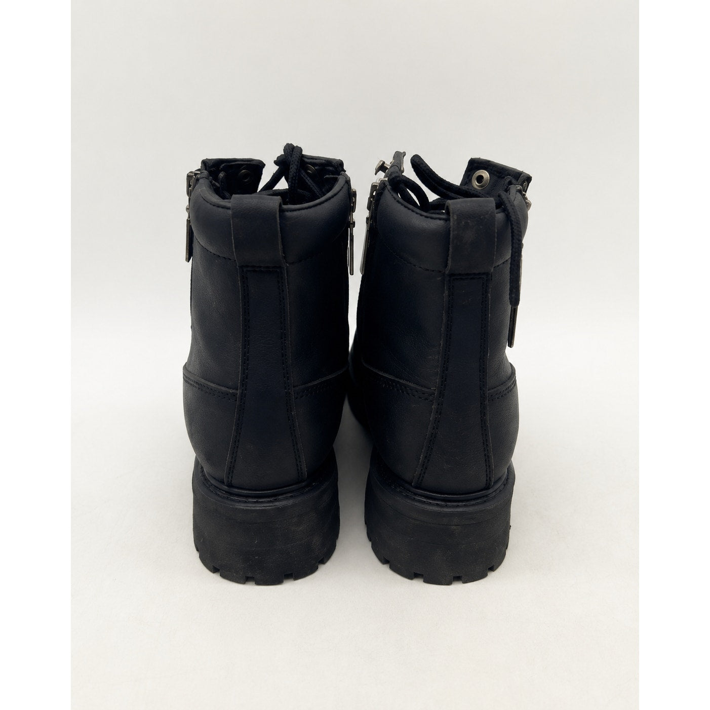 Milwaukee Accelerator MB208 Women's 7.5 Black Leather Motorcycle Boots