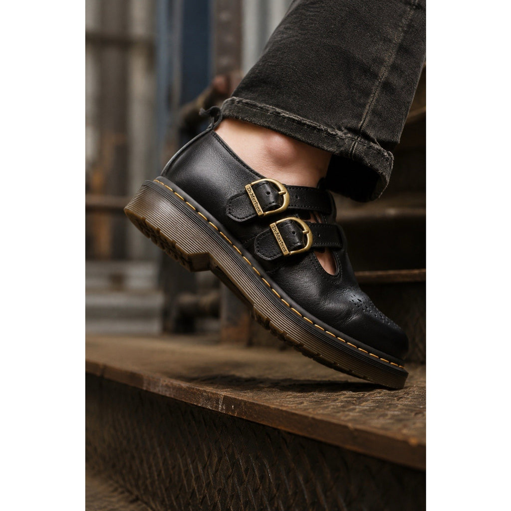 Dr. Martens Women’s 8065 Mary Jane Black Felix Vegan Leather Shoes