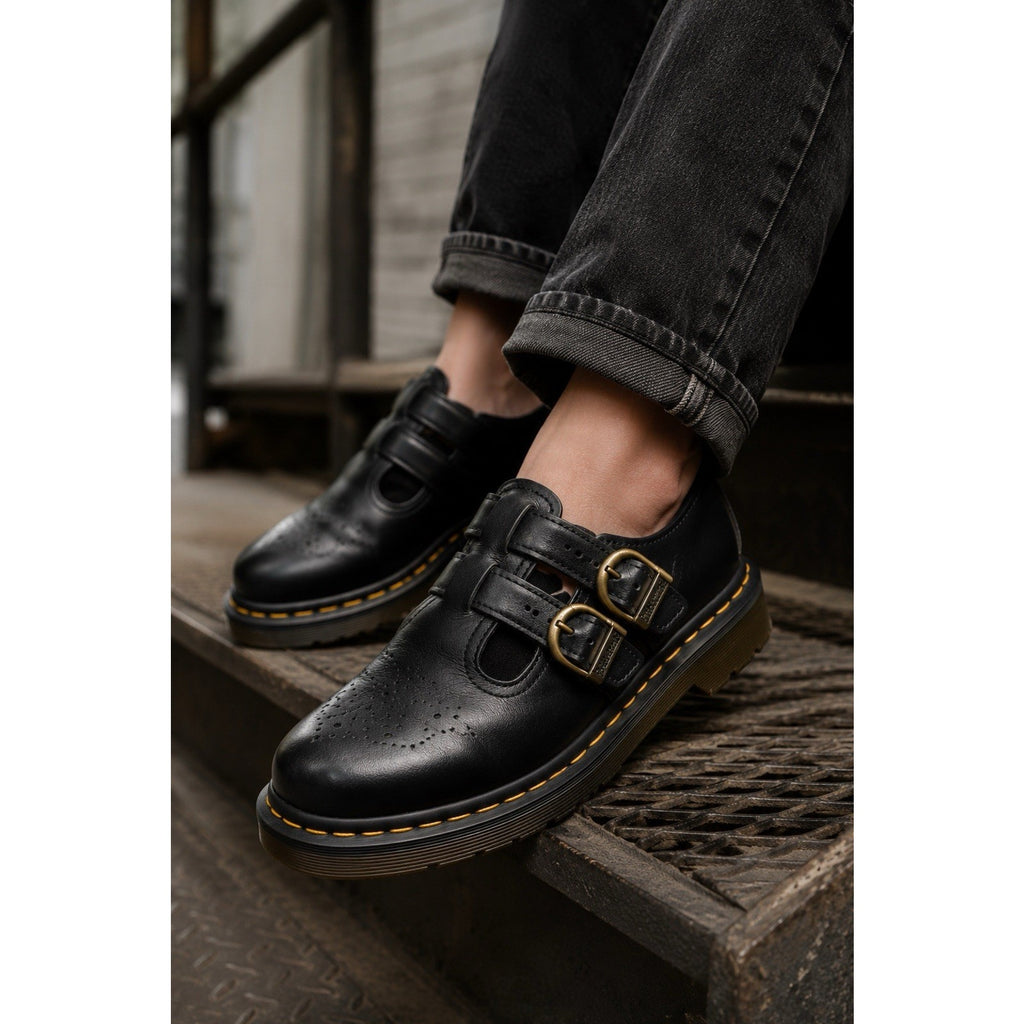 Dr. Martens Women’s 8065 Mary Jane Black Felix Vegan Leather Shoes