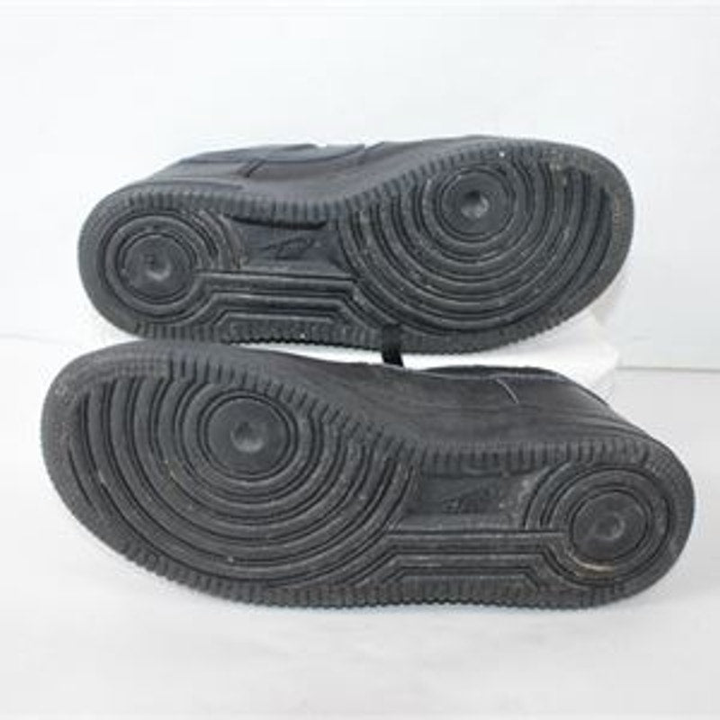 Nike Air Force 1 Low Triple Black Sneakers Youth 5.5Y Women 7