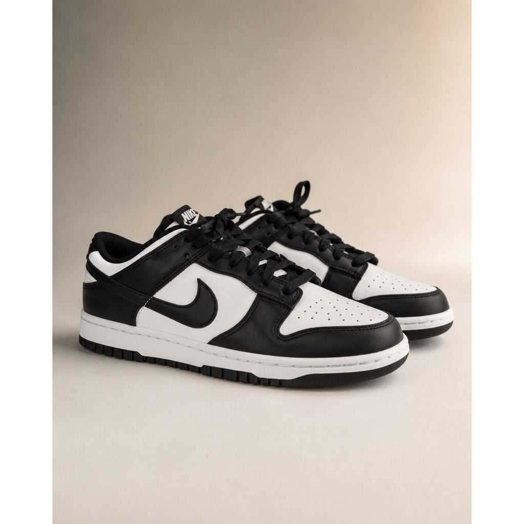Nike Dunk Low Retro Panda Men’s Size 9 Black White Leather Sneakers