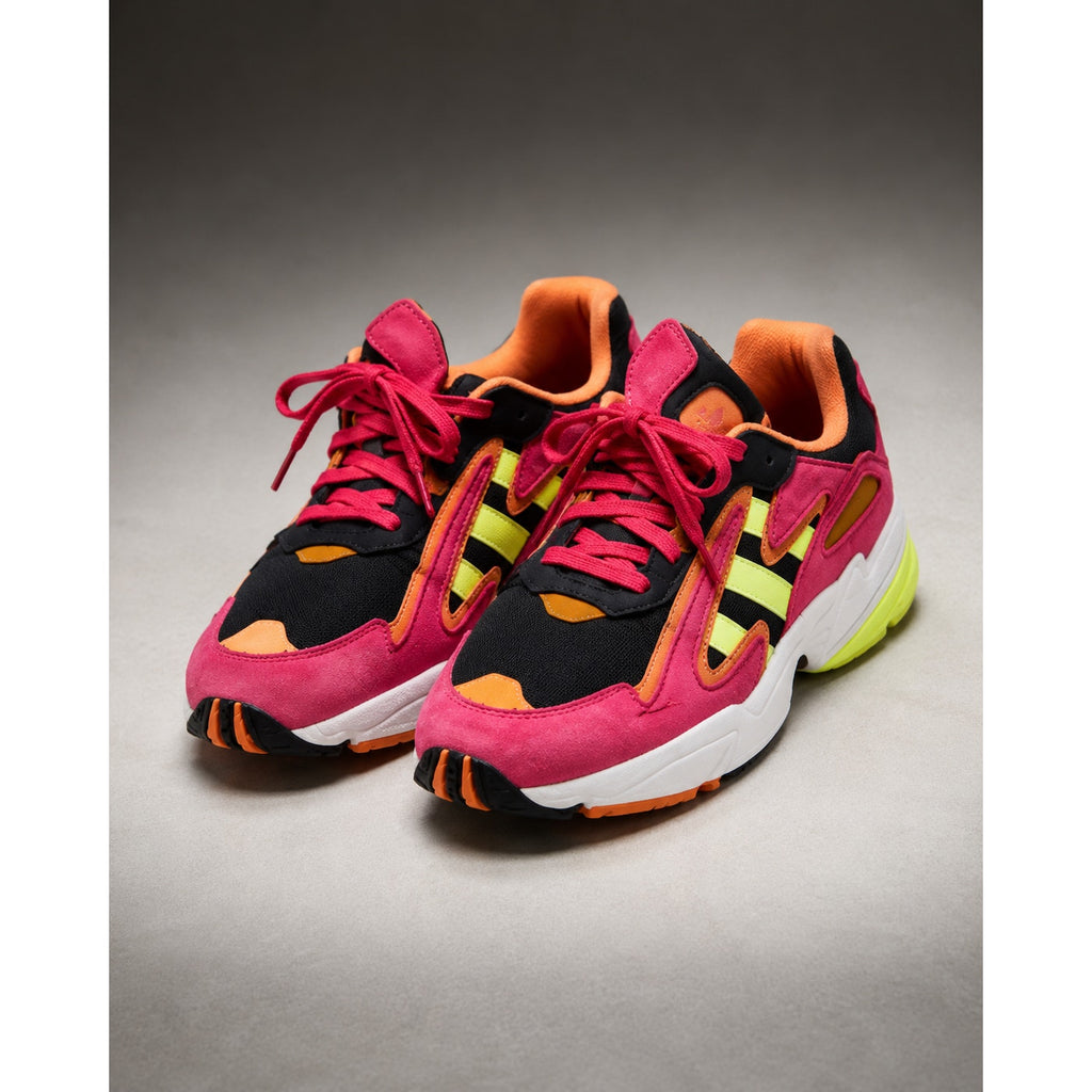 adidas Yung-96 Chasm EE7229 Sneakers Men 8 Pink Neon Yellow Black